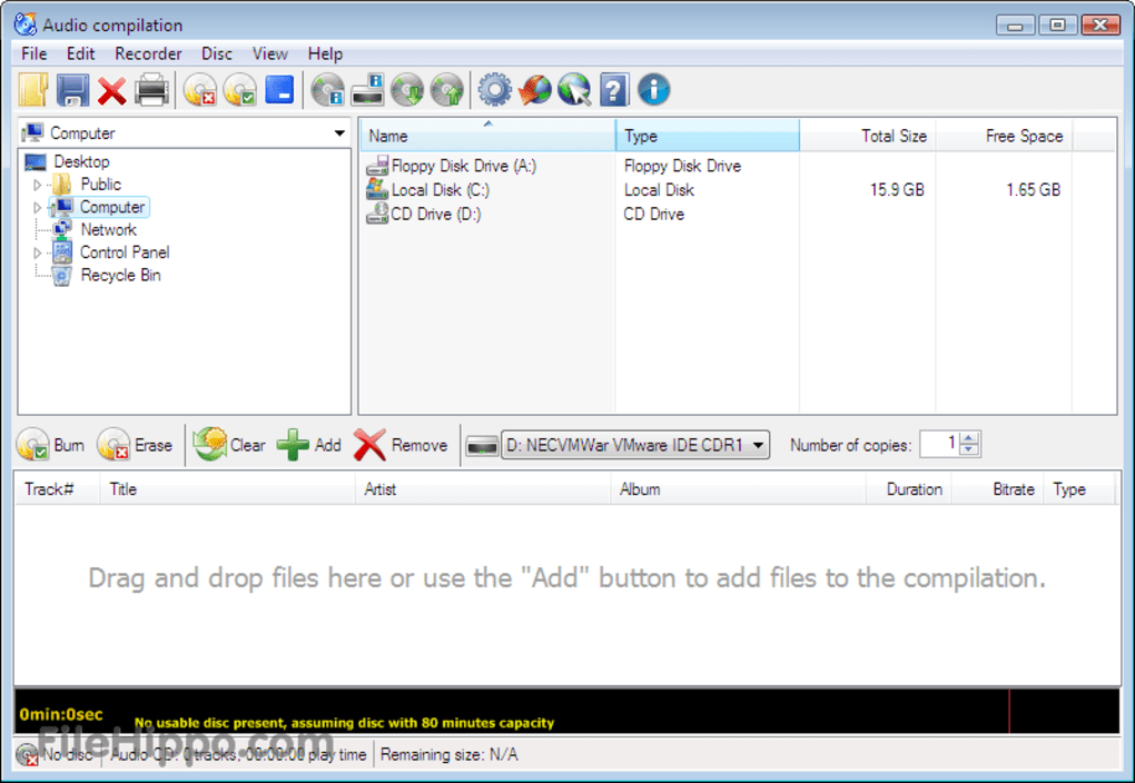 Free audio cd burning software for mac windows 7